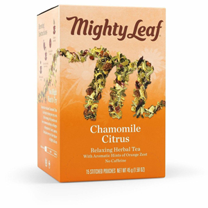 Mighty Leaf Coffee/Tea Refreshing Teas Pouch - 1.3 oz - Caffeine-free - Kosher - 1 Each