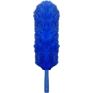 Ettore Microswipe Microfiber Duster - MicroFiber Bristle - Blue - 1 Each