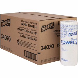 Genuine Joe Kitchen Roll Towels - 2 Ply - 9