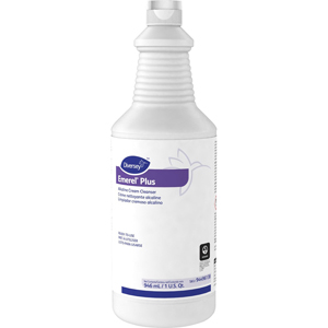 Diversey Emerel Plus Alkaline Cream Cleanser - Ready-To-Use - 32 fl oz (1 quart) - Non-scratching, Fragrance-free, Abrasive, Residue-free, Odorless - White Bottle - 12 / Carton