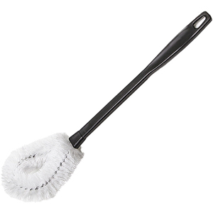 Genuine Joe Toilet Brush - Plastic Handle - Natural - 1 Each