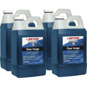 Betco Clear Image FastDraw 5 Glass Cleaner - Concentrate - Liquid - 67.6 fl oz (2.1 quart) - 7 to 10.5 pH - Rain Fresh Scent - Recommended For: Smudge Remover, Fingerprint Remover, Residue Remover, Soil Remover, Grease Remover - Non-streaking, Fog-free, N
