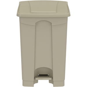Safco Plastic Step-on Waste Receptacle - 12 gal Capacity - Foot Pedal, Lightweight, Easy to Clean - 23.8