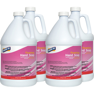 Genuine Joe Ultra Mild Foaming Skin Cleanser - Fresh Scent - 1 gal - Hand, Skin - Moisturizing - Pink - Anti-irritant, Non-drying - 4 / Carton