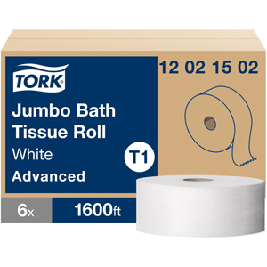 TORK T1 Jumbo Toilet Paper Rolls - 2 Ply - 10