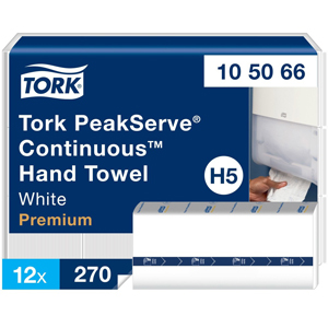 TORK Advanced PeakServe Continuous Hand Towel - 1 Ply - Multifold - 7.91