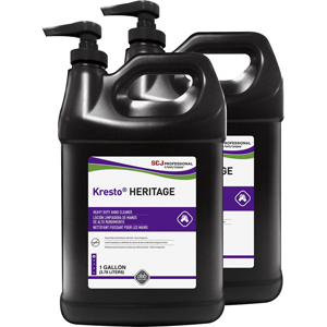 SC Johnson Super Heavy Duty Hand Cleanser - Fresh Citrus Scent - 1 gal - Pump Bottle Dispenser - Soil Remover, Grease Remover, Adhesive Remover, Asphalt Remover - Hand, Industrial, Automotive - Clear - Non-toxic, Heavy Duty, Non-abrasive, Biodegradable, P