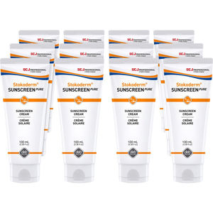 SC Johnson UV Skin Protection Cream - Cream - 3.38 fl oz - SPF 30 - Skin, Industrial, Automotive, Education - UV Resistant, Water Resistant, Perfume-free, Non Allergic, Non-irritating, Non-greasy, UVA Protection, UVB Protection Tube - 12 / Carton