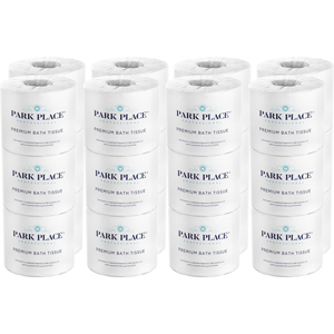 Park Place Double-ply Premium Bath Tissue Rolls - 2 Ply - 420 Sheets/Roll - Embossed Pattern - White - 24 Rolls Per CartonCarton - 24 / Carton