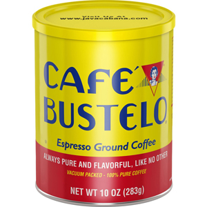Cafe Bustelo Ground Espresso Blend Coffee - Dark - 10 oz - Ground - Espresso - 1 Each