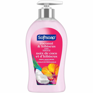 Softsoap Coconut Hand Soap - Coconut & Hibiscus Scent - 11.25 fl oz - Pump Bottle Dispenser - Bacteria Remover, Dirt Remover - Hand, Skin - Moisturizing - Clear - Refillable, Recyclable, Paraben-free, Phthalate-free, Biodegradable - 1 Each