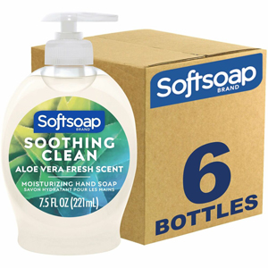 Softsoap Soothing Liquid Hand Soap Pump - Aloe Vera Scent - 7.50 fl oz - Pump Bottle Dispenser - Bacteria Remover, Dirt Remover - Hand, Skin - Moisturizing - Pearl - Rich Lather, Recyclable, Paraben-free, Phthalate-free, pH Balanced, Biodegradable - 6 / C