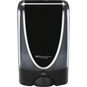 SC Johnson TouchFREE Ultra Dispenser - Automatic - 1.27 quart Capacity - Support 4 x D Battery - Compact, Touch-free, Locking Mechanism, Wear Resistant, Tear Resistant, Wall Mountable - Black - 1 Each