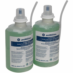 enMotion Gentle Foam Soap Refills - Tranquil Aloe Scent - 1.90 quart - Bottle Dispenser - Hand, Skin - Moisturizing - Green - Rich Lather, Hygienic, pH Balanced - 2 / Carton