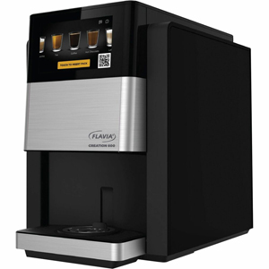 Flavia Creation 600 Coffee Brewer Machine - 1600 W - 10 fl oz - Single-serve - Frother - Black - Plastic Body