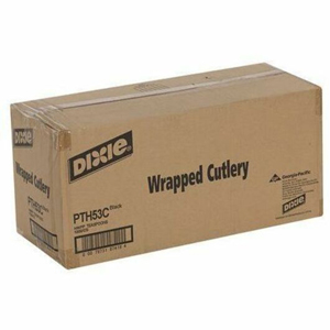 Dixie Cutlery Set - Spoon - Spoon - Food - Disposable - Plastic, Polypropylene - Black - 1000 / Carton