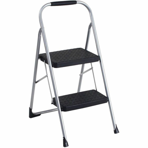 Cosco 2-Step Big Step Folding Step Stool - 2 Step - 200 lb Load Capacity - Type III - 17.7