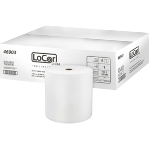 LoCor Paper Ultra Hard Wound Roll Towels - 1 Ply - 7