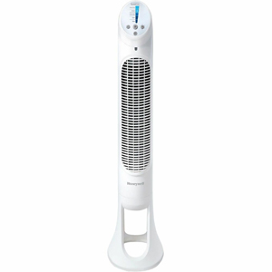 Honeywell QuietSet 5 Tower Fan - 5 Speed - Oscillating, Remote, Timer-off Function, Quiet, Sturdy, Electronic Control Panel, Touch Operation - 40