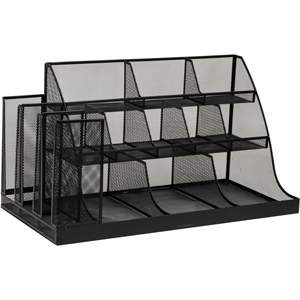 Mind Reader 14-Compartment Coffee/Condiment Organizer - 14 Compartment(s) - 3 Tier(s) - 12.80