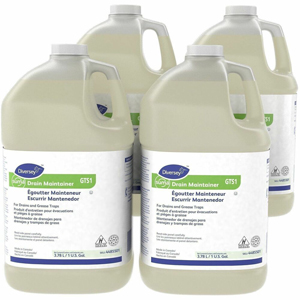 Suma Drain Maintainer GTS1 - Ready-To-Use/Concentrate - 128 fl oz (4 quart) - 8.5 pH - Kosher, Odor-free, Non-toxic, Non-corrosive, Caustic-free, Fragrance-free - Green - 4 Pack