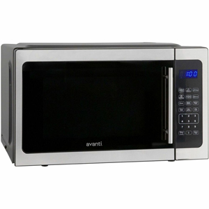 Avanti Microwave Oven - 1.5 ft³ Capacity - Microwave - 10 Power Levels - 1000 W Microwave Power - FuseStainless Steel - Silver