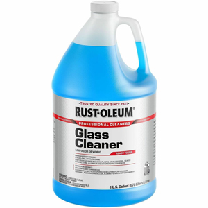 Rust-Oleum Professional Ammonia-Free Glass Cleaner - For Multi Surface - Ready-To-Use - 128 fl oz (4 quart) - Recommended For: Fingerprint Remover, Dirt Remover, Grease Remover, Smudge Remover, Soil Remover - Streak-free, Ammonia-free - Blue - 1 Each