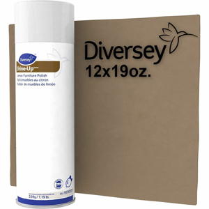 Diversey Shine-Up Lemon Furniture Polish - Ready-To-Use - 19 fl oz (0.6 quart) - 10.5 pH - Lemon Scent - Fingerprint Resistant, Residue-free, Wear Resistant, Easy to Use - White - 12 / Carton