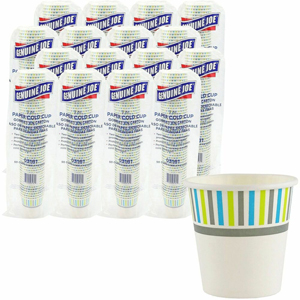 Genuine Joe 3 oz Cold Cups - 50 / Pack - 20 / Carton - White - Paper - Cold, Beverage