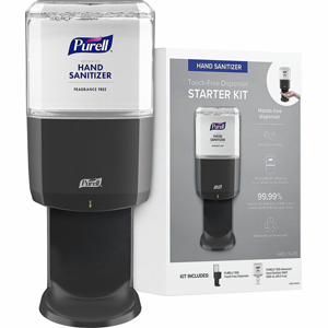 PURELL ES6 Touchless Hand Sanitizer Dispenser Kit - 1.27 quart Capacity - Touch-free, Hygienic, Durable, Long Lasting, Wall Mountable - Graphite - 1 Carton