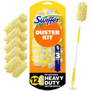 Swiffer Heavy-Duty Dust Kit - Yellow - 12 / Carton