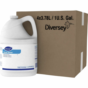 Diversey Odor Eliminator - Ready-To-Use - 128 fl oz (4 quart) - 7 pH - Fresh Scent - Kosher - Tan - 4 / Carton