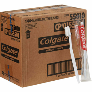 Colgate Full Head Wrapped Toothbrushes - Soft - Multi - 144 / Carton