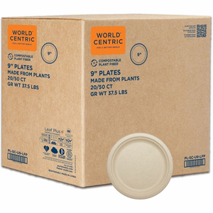 World Centric Compostable Fiber Plate - Food, Picnic, Party - 9