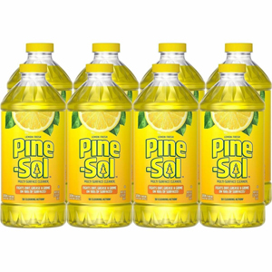 Pine-Sol Multi-Surface Cleaner - For Multi Surface - Concentrate - Liquid - 40 fl oz (1.3 quart) - Lemon Fresh Scent - Deodorize, Disinfectant, Dilutable - Yellow - 8 / Carton
