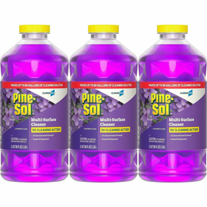CloroxPro Pine-Sol Multi-Surface Cleaner - For Multi Surface - Concentrate - Liquid - 80 fl oz (2.5 quart) - Lavender Scent - Recommended For: Dirt Remover, Grease Remover, Grime Remover, Allergen Remover, Germs Remover, Odor Remover, Stain Remover, Soap 