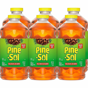 Pine-Sol Multi-Surface Cleaner - For Multi Surface - Concentrate - Liquid - 80 fl oz (2.5 quart) - Original Scent - Deodorize, Disinfectant, Dilutable - Yellow - 6 / Carton
