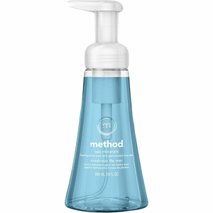 Method Foaming Hand Wash 300ml- Sea Minerals - Sea Mineral Scent - 10.14 fl oz - Pump Dispenser - Hand - Moisturizing - Scented, Chemical-free, Paraben-free, Phthalate-free, Triclosan-free, Cruelty-free, Recyclable - 1 Each