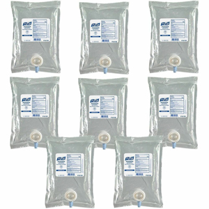PURELL Advanced Hand Sanitizer Gel Refill - 1.06 quart - Kill Germs - Hand, Restroom - Clear - Bio-based, Preservative-free, Dye-free, Triclosan-free, Paraben-free, Phthalate-free, Hygienic, Fragrance-free - 8 / Carton