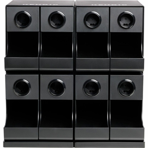 Keurig K-Cup Modular Merchandiser - 8 x Coffee/Tea Pod - Black - Plastic - 1 Each
