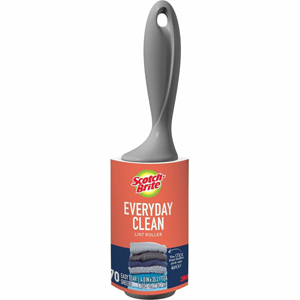 Scotch-Brite 836RS70 Lint Roller - Gray - 70/Roller - 1 Each