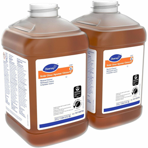 Diversey Care Stride Citrus Neutral Cleaner - For Floor, Hard Surface, Multipurpose - Concentrate - Liquid - 84.5 fl oz (2.6 quart) - Citrus Scent - pH Neutral, Non Alkaline, Film-free, Easy to Use, Low Foaming, Kosher, Versatile, Rinse-free - Orange - 2 
