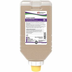 SC Johnson Solopol Classic Heavy-Duty Hand Cleaner - 2.11 quart - Bottle Dispenser - Oil Remover, Grease Remover, Lacquer Remover, Carbon Remover, Lubricant Remover, Resin Remover - Hand - Beige - Heavy Duty, Solvent-free - 6 / Carton