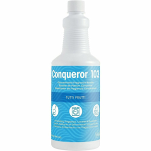 Fresh Products Conqueror 103 Surface Deodorizer - For Multi Surface - Concentrate - Liquid - 32 fl oz (1 quart) - Tutti Frutti Scent - Recommended For: Odor Remover - Water Soluble, Deodorize - Clear - 1 Each