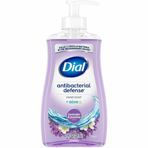 Dial Antibacterial Defense Liquid Hand Soap - 11 fl oz - Bacteria Remover - Hand - Antibacterial - Lavender - Recycled - Cruelty-free, Paraben-free, Phthalate-free, Silicone-free - 12 / Carton