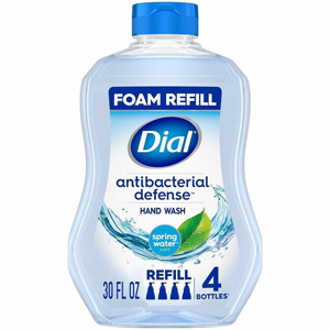 Dial Complete Foaming Hand Wash - Spring Water Scent - 30 fl oz - Bottle Dispenser - Kill Germs - Hand - Recycled - 4 / Carton
