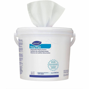 Diversey EasyWipe Disposable Wiping System - For Multi Surface, Multipurpose - Wipe - 12