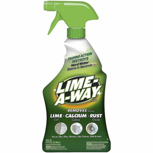 Lime-A-Way Liquid Cleaner - For Multipurpose - Liquid - 22 fl oz (0.7 quart) - Recommended For: Limescale Remover, Calcium Deposit Remover, Stain Remover, Hard Water Remover, Rust Remover - Unscented, Easy to Use - Green Spray Bottle - 1 Each