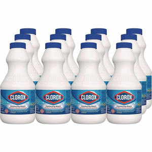 Clorox Disinfecting Bleach - For Bathroom, Kitchen, Nonporous Surface, Hard Surface, Laundry, Home, Clothes, Bedding, Towel - Liquid - 24 fl oz (0.8 quart) - Recommended For: Virus Remover, Bacteria Remover, Odor Remover, Mold Remover, Mildew Remover - Di
