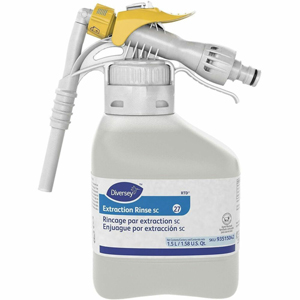 Diversey Carpet Extraction Rinse SC - For Wool, Carpet - Concentrate - Liquid - 192 fl oz (6 quart) - 3.24 to 4.24 pH - Fruity Floral, Fruity, Fresh Scent - Recommended For: Residue Remover, Hard Water Deposit Remover, Salt Remover - Versatile, Residue-fr